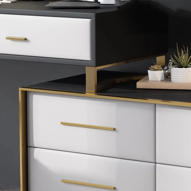 Столик для макияжа прикроватный столик комод Lareg со стеклянной столешницей