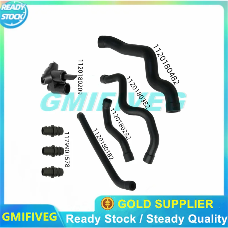 

8 шт. 1120180382 1120180482 1120180282 1120180182 1120180209 клапан вентиляции воздухозаборный шланг комплект для Mercedes