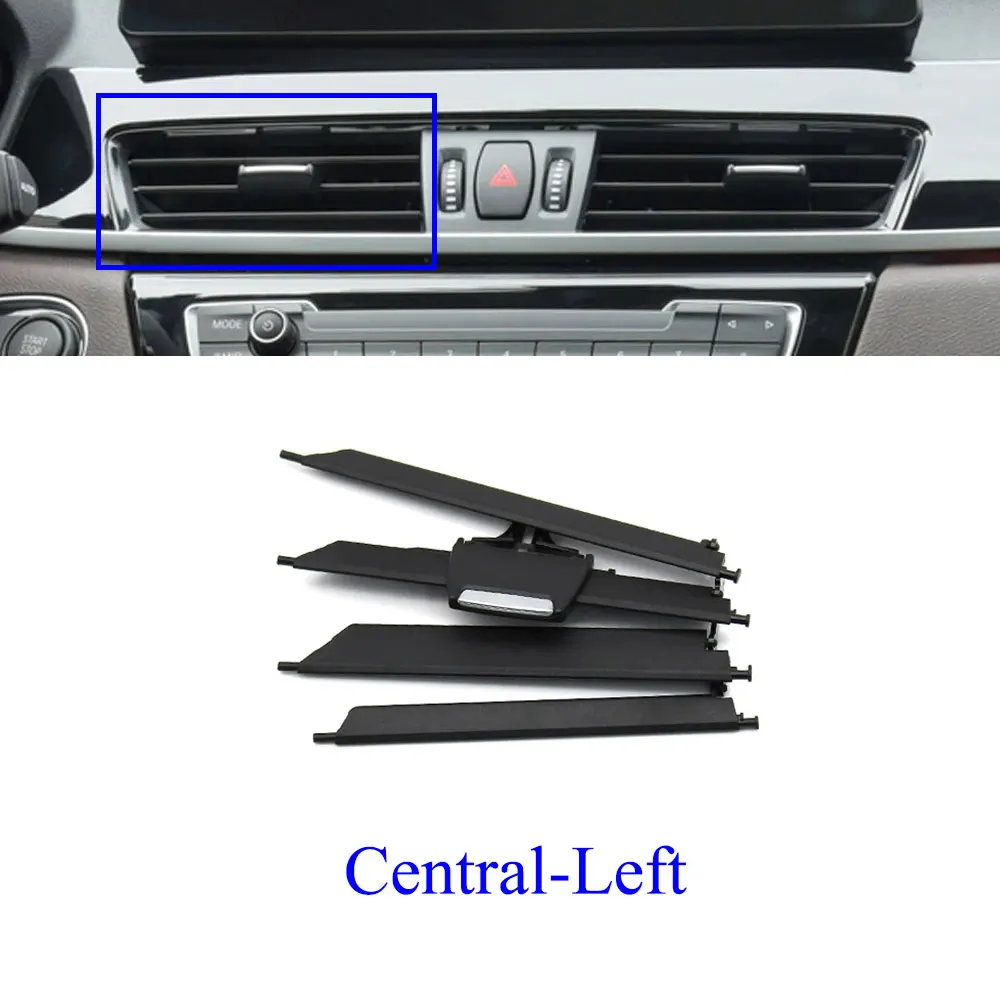 

Решетка вентиляционного отверстия для приборной панели, центральный выходной отверстие для кондиционера, левая и правая розетки, ремонт комплекта клипсы для BMW X1 X2 2 Series F48 F49 F39 F45 F46