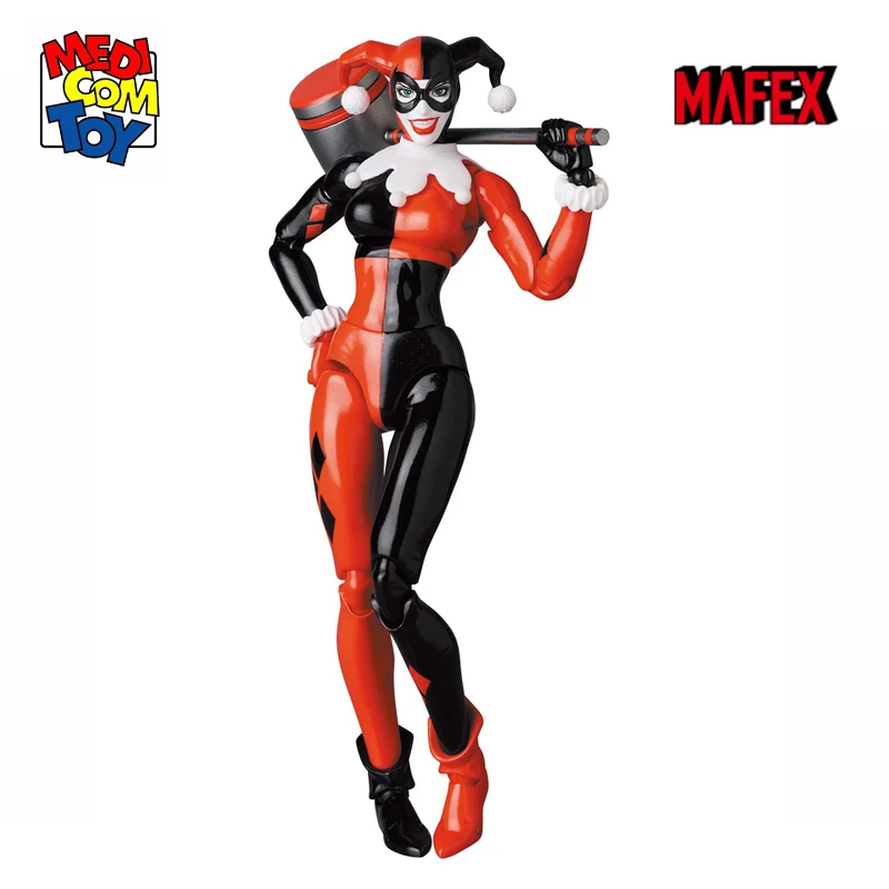 

Original Mafex DC Comics Harley Quinn Batman:Hush Ver. Anime Action Figure 1/12 Collectible figurines Model Toys