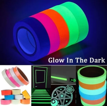 

Luminous Tape 1cm*1m Self-adhesive Tape Night Vision Self-adhesive Glow In Dark Safety Warning Security Stage Decoration Tapes
