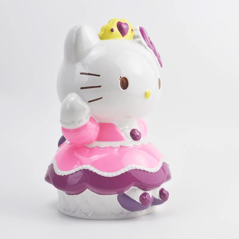 Кавайная экшн-фигурка Hello Kitty игрушка мультяшный Кот керамическая копилка аниме
