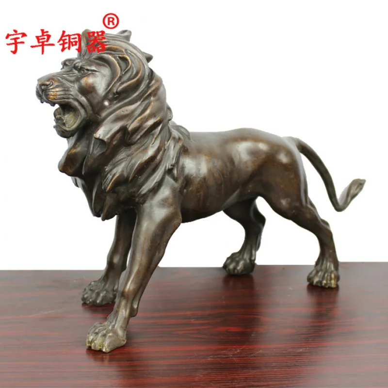 

Copper Lion Home Decorative Crafts Decoration Pure Copper Lion Brass Lion