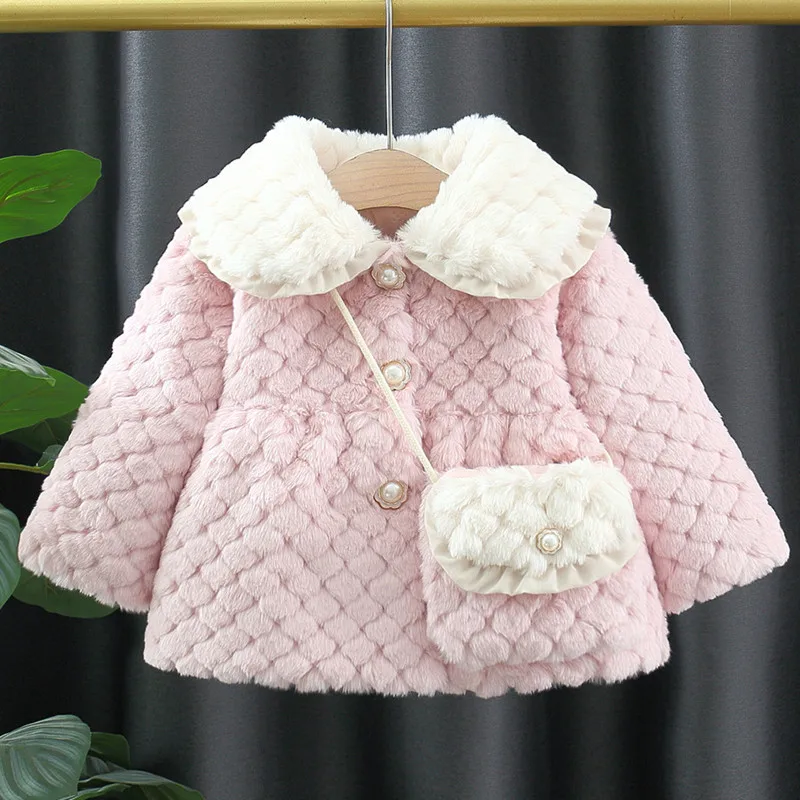

Зима 2023, Одежда для новорожденных девочек, детские пальто, плотная теплая верхняя одежда для девочек, детская одежда на 1-й день рождения, рождественское пальто