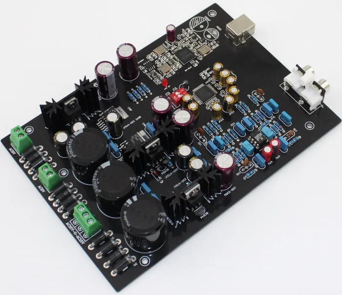 2022 Xmos U8+ak4495seq Usb Decoder Board Using Ak4495seq Operational Amplifier Ad827 Lt1963-3.3 | Home Theater Amplifiers