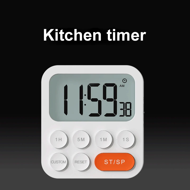 Настольный Регулируемый Портативный будильник кухонные инструменты ЖК-дисплей