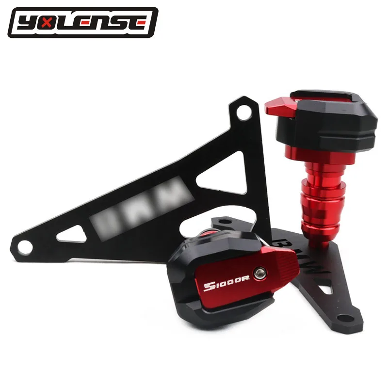 

Motorcycle CNC Falling Protection Frame Slider Fairing Guard Anti Crash Pad Protector For BMW S1000R S1000 R 2014 2015 2016