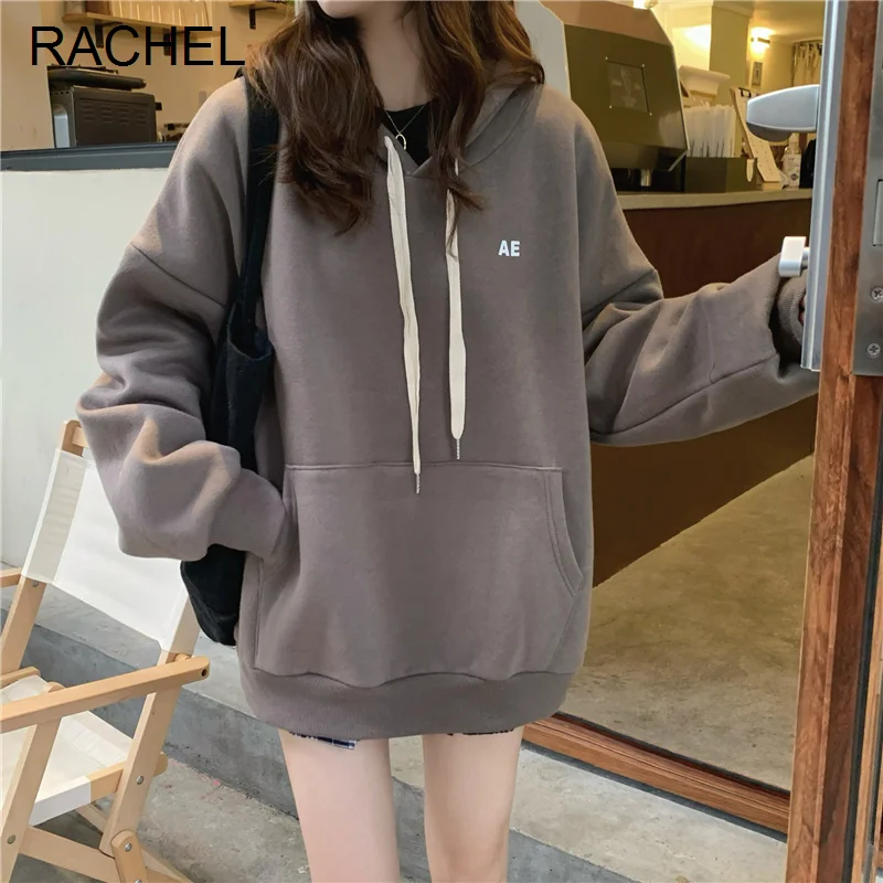 

Толстовка Женская плюшевая утепленная, на весну-осень, 2021