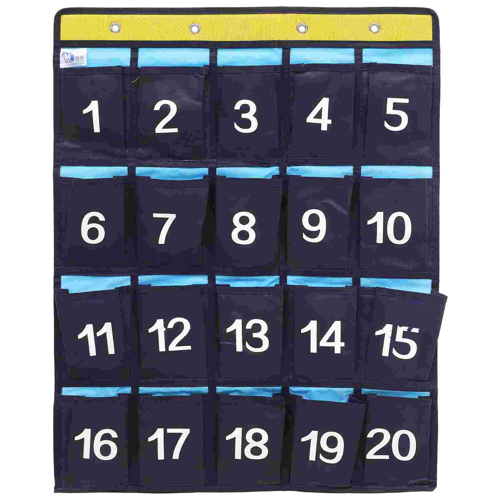 

Pocket Chart Classroom Organizer Hanging Holder Door Storage Over Closet The Cell Wall Calculator Standard Supplies Jewelry