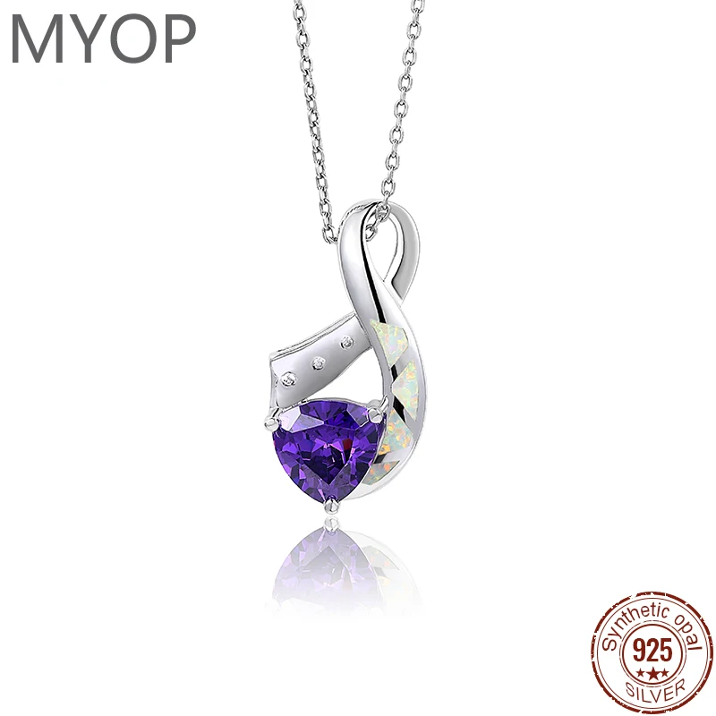 XYOP Синтетический кулон с белым узором OPAL pirit Rhyme Beauty Free элегантная и красивая