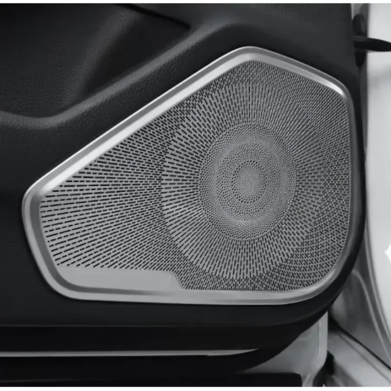Фото Для Honda Civic 11-го поколения 2022 2023 2024 автомобильная внутренняя дверь аудио динамик крышка из нержавеющей стали стерео отделка аксессуары украшения №2
