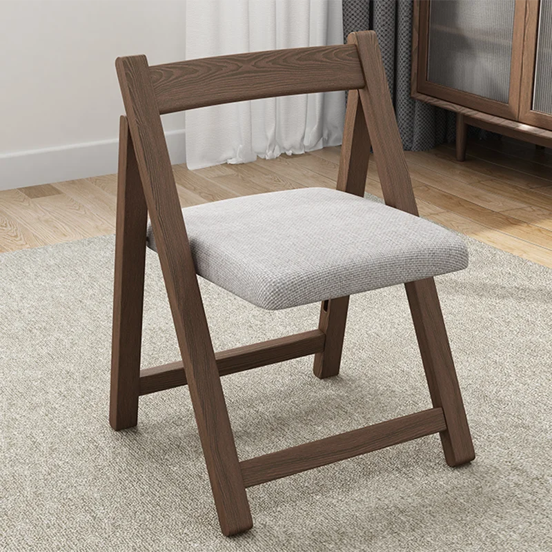S Wooden Luxury Folding Dining Chair Office Balcony Household Cadeiras De Jantar Home Furniture