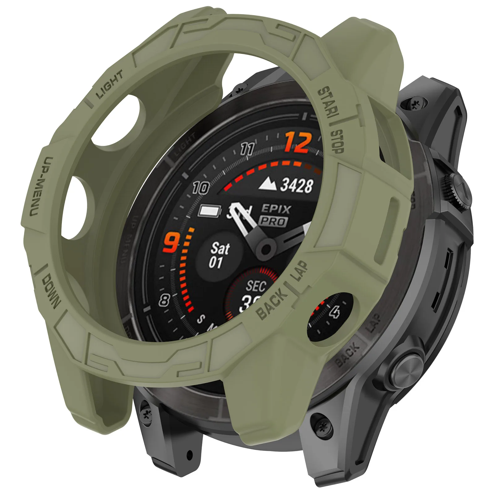 Мягкий силиконовый чехол из ТПУ для Garmin Epix Pro (Gen 2) 51 мм 47 защитный часов Fenix 7 7X
