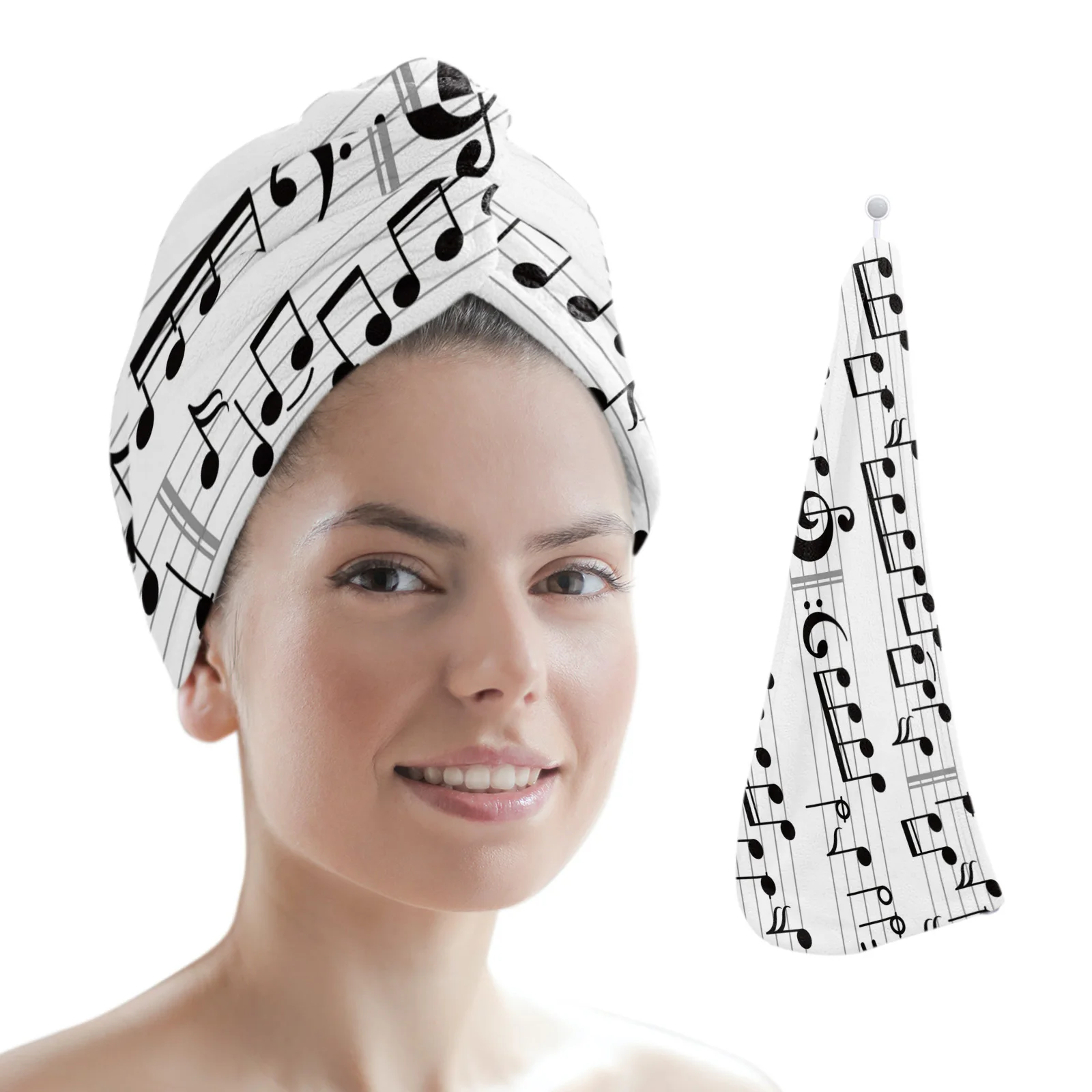 Полотенце для волос из микрофибры быстросохнущее впитывающее | Дом и сад