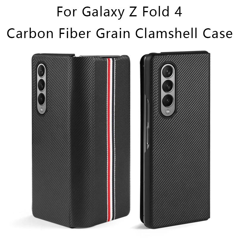 

For Samsung Galaxy Z Fold 4 5g Case On Fold4 Bumper Cover Phone Coque 360 Funda Fiber Shell Samsun Samsumg Sansung Galxy Galaxi