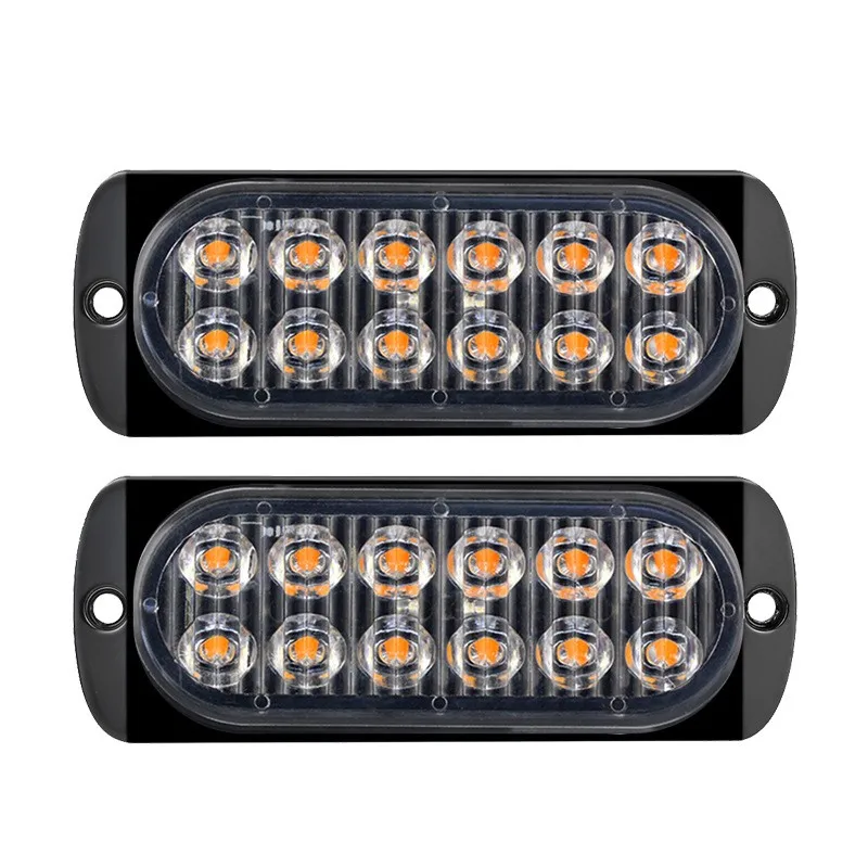 

Car Truck Safety Lamp DC 12-24V 36W Yellow 12LED Urgent Always Bright Light Lamp Car Accessories Bright Light Lamp