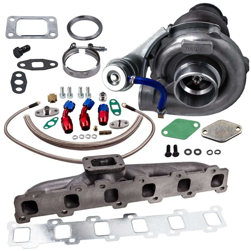

Universal Supercharger Turbo For Nissan Safari Patrol 4.2L TD42T TB42 Y60 Turbine + Manifold + Oil line