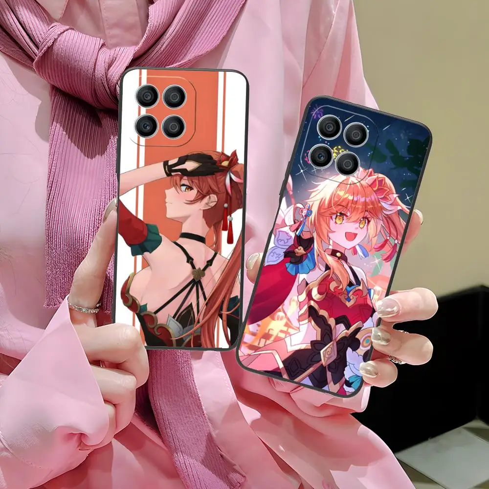 Фото Чехол для мобильного телефона HSR Guinaifen Matte TPU с цветным принтом для Honor 90 80 70 60 50 30 20 10 9 8 7 Pro S SE Lite 5G №4