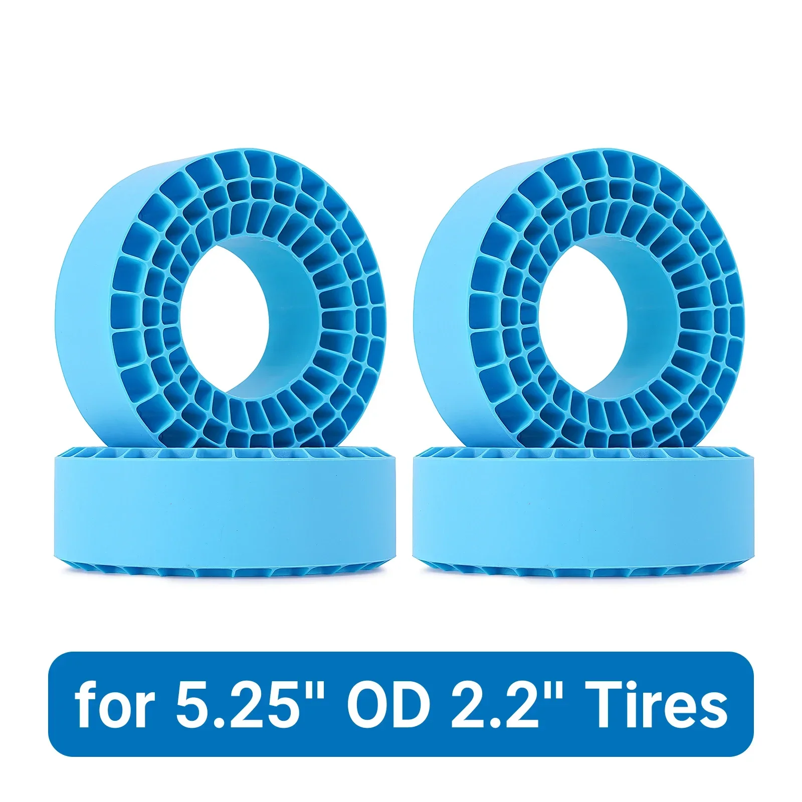 Вставка из силиконовой резины, пенопласт, 4 шт., для шин диаметром 132-134 мм (5,25 дюйма), 2,2 дюйма