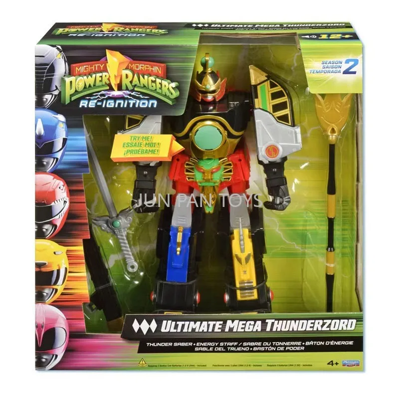 Фото Оригинальная фигурка Playmates Power Rangers Re-Ignition Season 2 Thunder Megazord PM68695 со светом и звуком, коллекционная игрушка-робот №2