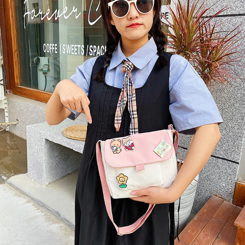

Fashion Small Crossbody Shoulder Bag Japanese Ins Harajuku Sense Cute Creative Soft Girl Student Messenger Bag