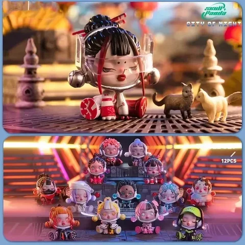 Pop mart skullpanda city of night series - купить недорого
