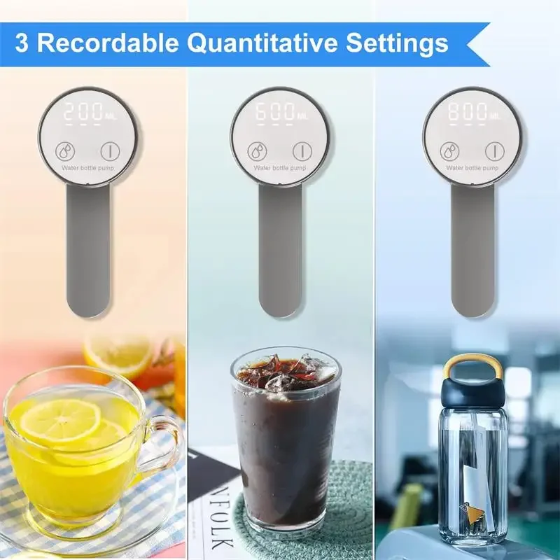 Электрический водяной насос Xiaomi зарядка через USB светодиодный дисплей