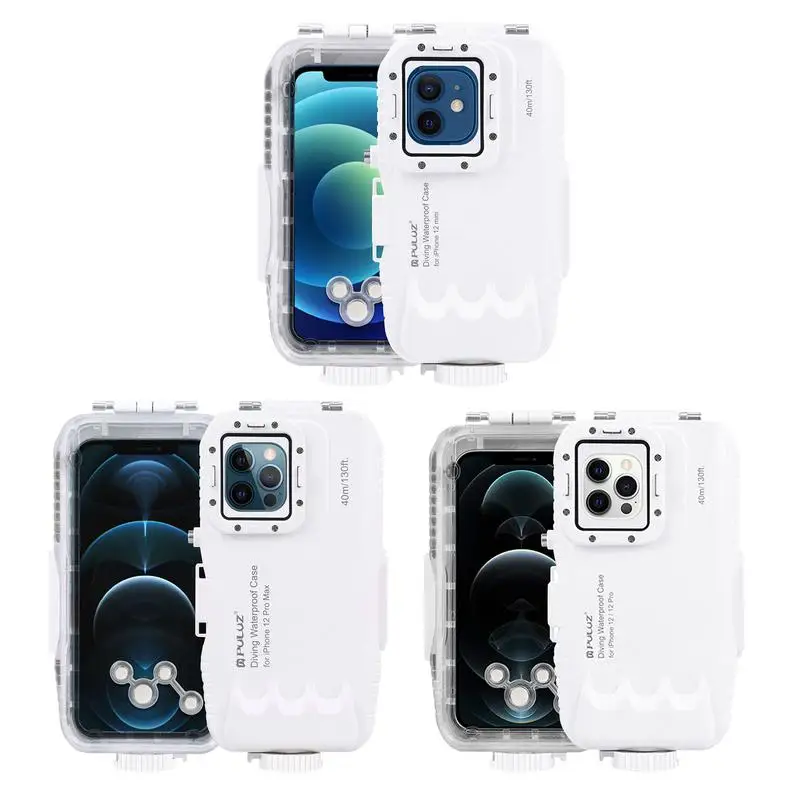 

Waterproof Phone Case Mobile Cover For 12 Mini For 12 13 Pro Max Underwater Diving Snorkeling Photo Video Taking Phone Cases