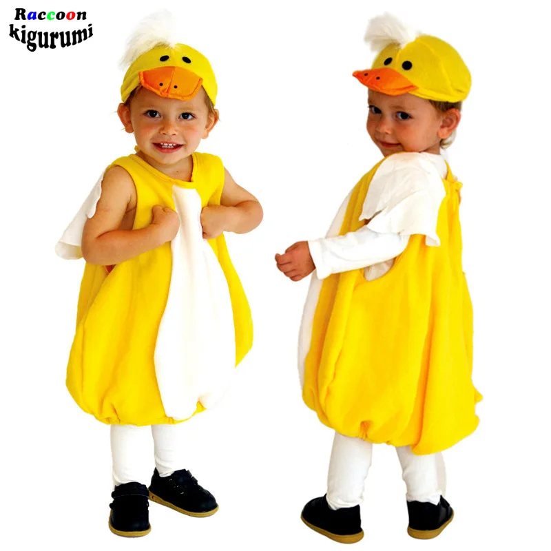 

Baby Cute Little Yellow Duck Children's Girl Clothing Makeup Christmas Boy Cosplay Cartoon ClothingGirl Carnival Gift