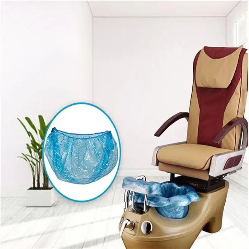 200Pcs Disposable Foot Tub Liners Thick Pedicure Bag Bucket Basin Bag for SPA Manicure Shops Foot Bath Shop Skin Care Tools