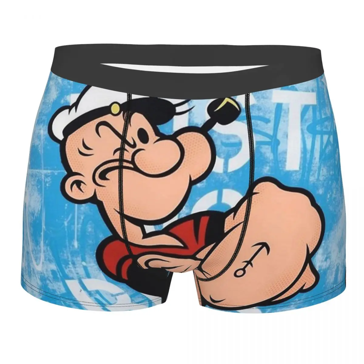 

So Strong Popeye The Sailor Man Cartoon Underpants Breathbale Panties Male Underwear Sexy Shorts Boxer Briefs