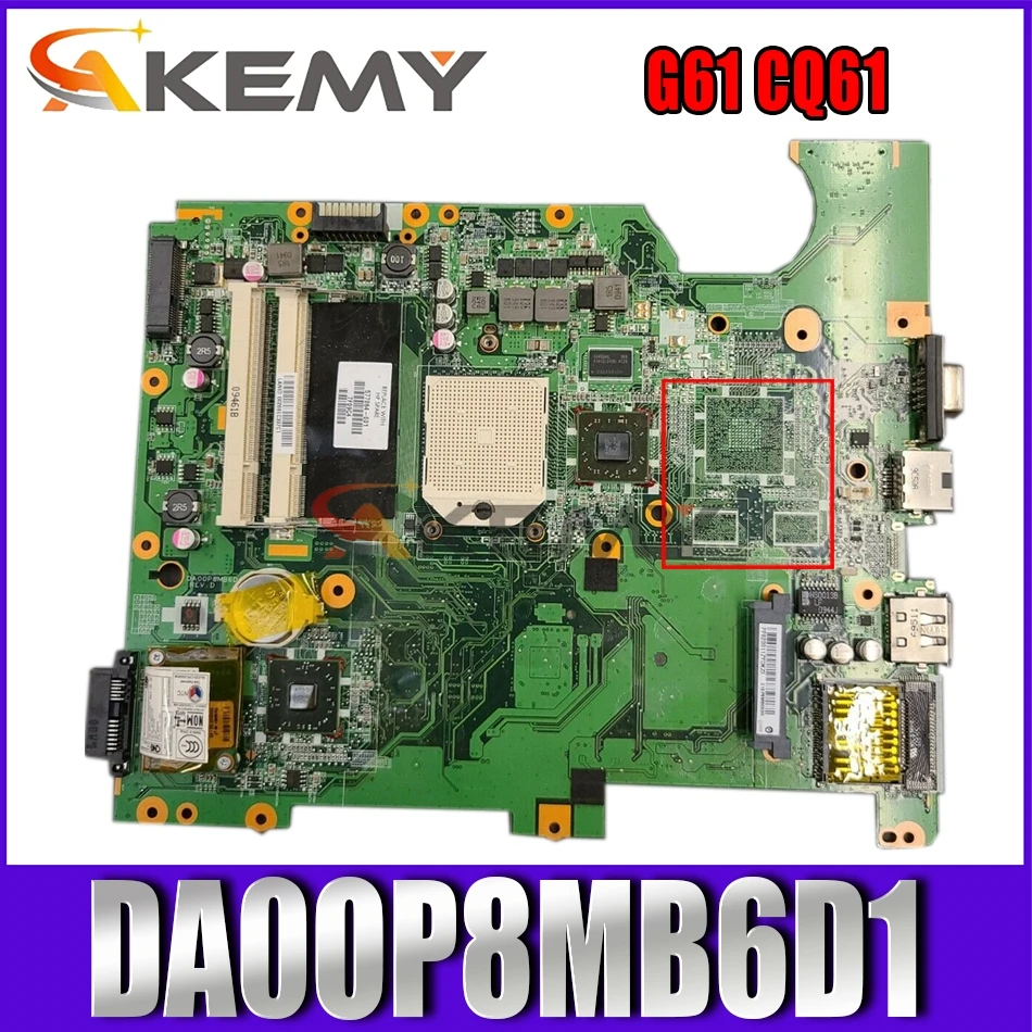 

577065-001 for Compaq Presario CQ61 G61 NOTEBOOK G61 CQ61 Laptop Motherboard DA0OP8MB6D1 CQ61Z-400 NOTEBOOK