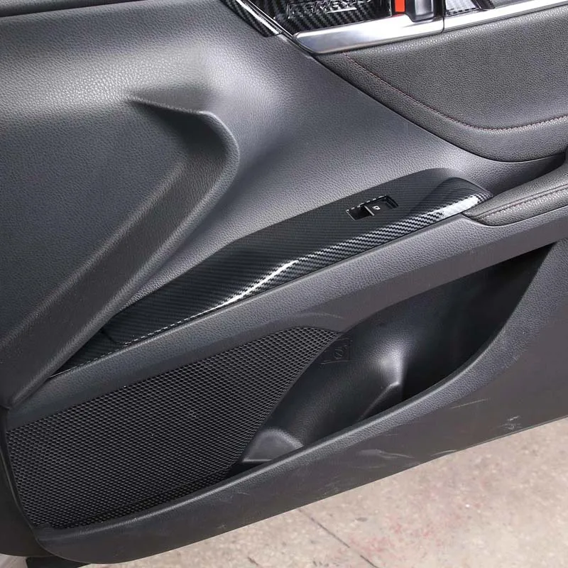 Стильные пуговицы из углеродного волокна для Toyota Camry 8 2018-2021 кнопки подъема