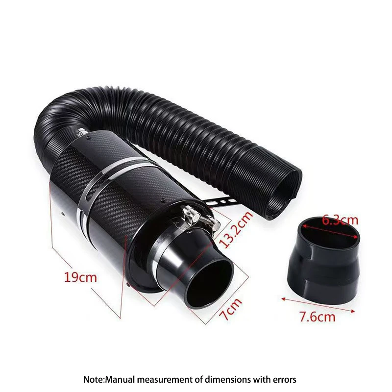 Универсальный автомобильный фильтр холодного воздуха из углеродного волокна