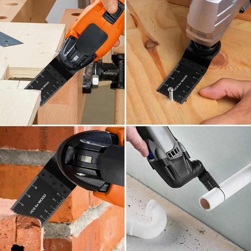 Лезвия для многофункциональных инструментов 10 шт. осциллирующих пильных полотен