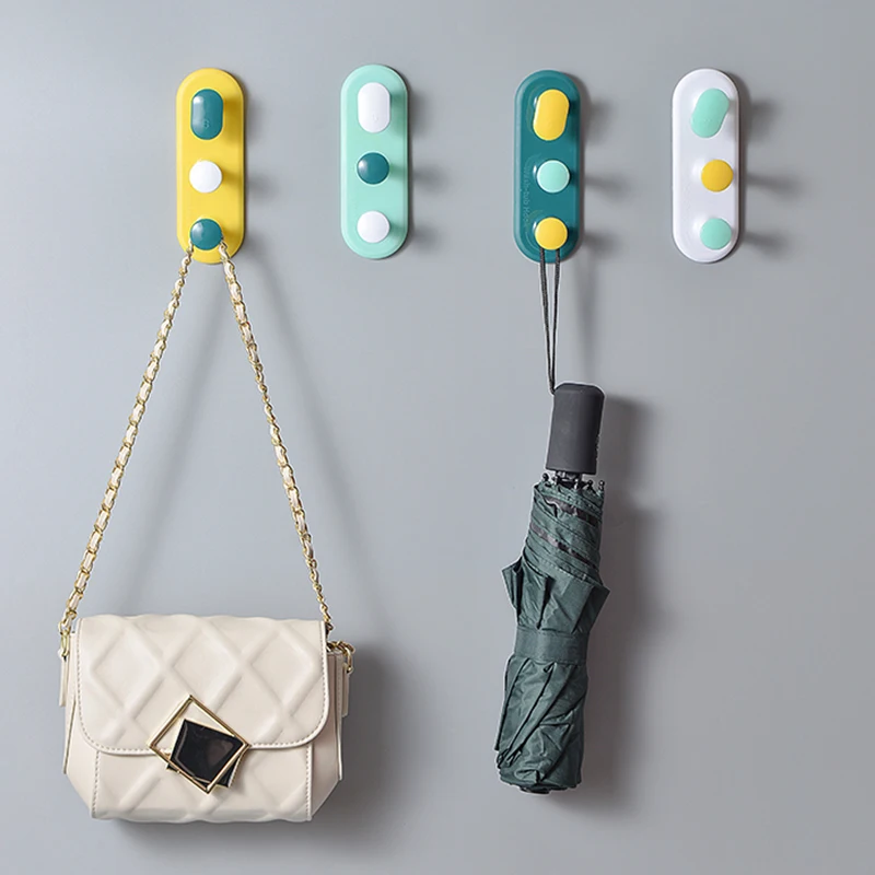 

Multi-Purpose Wall Mounted Hoks Suction-cup Bathroom Washbasin Holder Self-adhesive Handbag Hanging Rack Kitchen Sponge Hanger