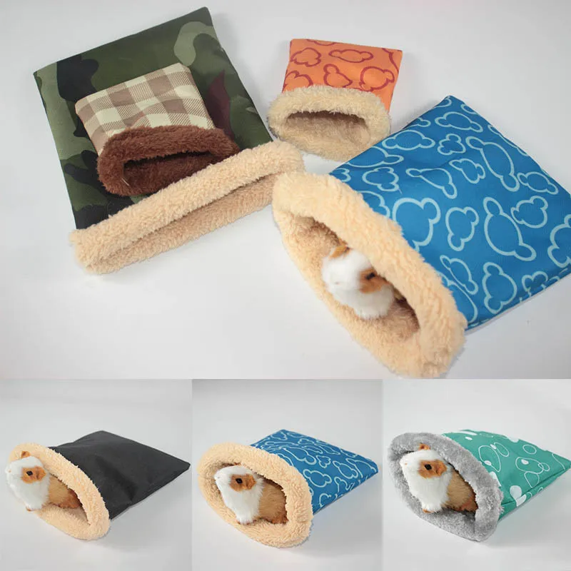 

1 шт., крысиное гнездо, теплый плюшевый фонарь, клетка для хомяка, спальный мешок, маленькие животные, мышь, морская свинка, дом, мягкие товары ...