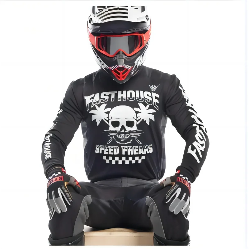 

2023 FASTHOUSE Motocross Jersey Enduro Mountain Bike Jersey Cycling Downhill Racing Maillot Ciclismo Bicycle Clothing Custom