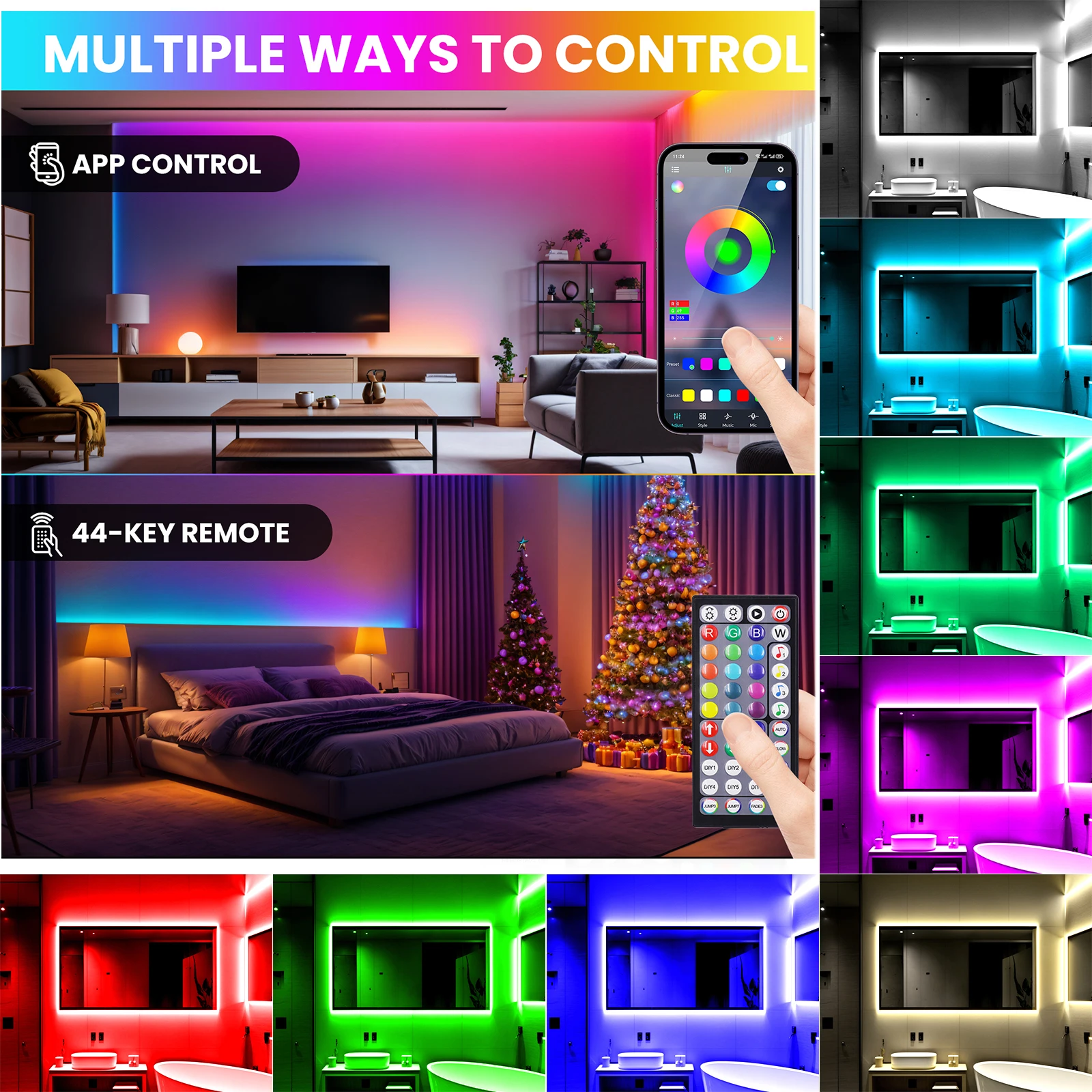 Светодиодная лента DC 24V RGB