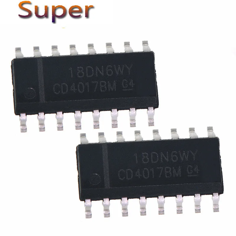 

100pcs CD4017BM CD4017B CD4017 16-SOIC IC