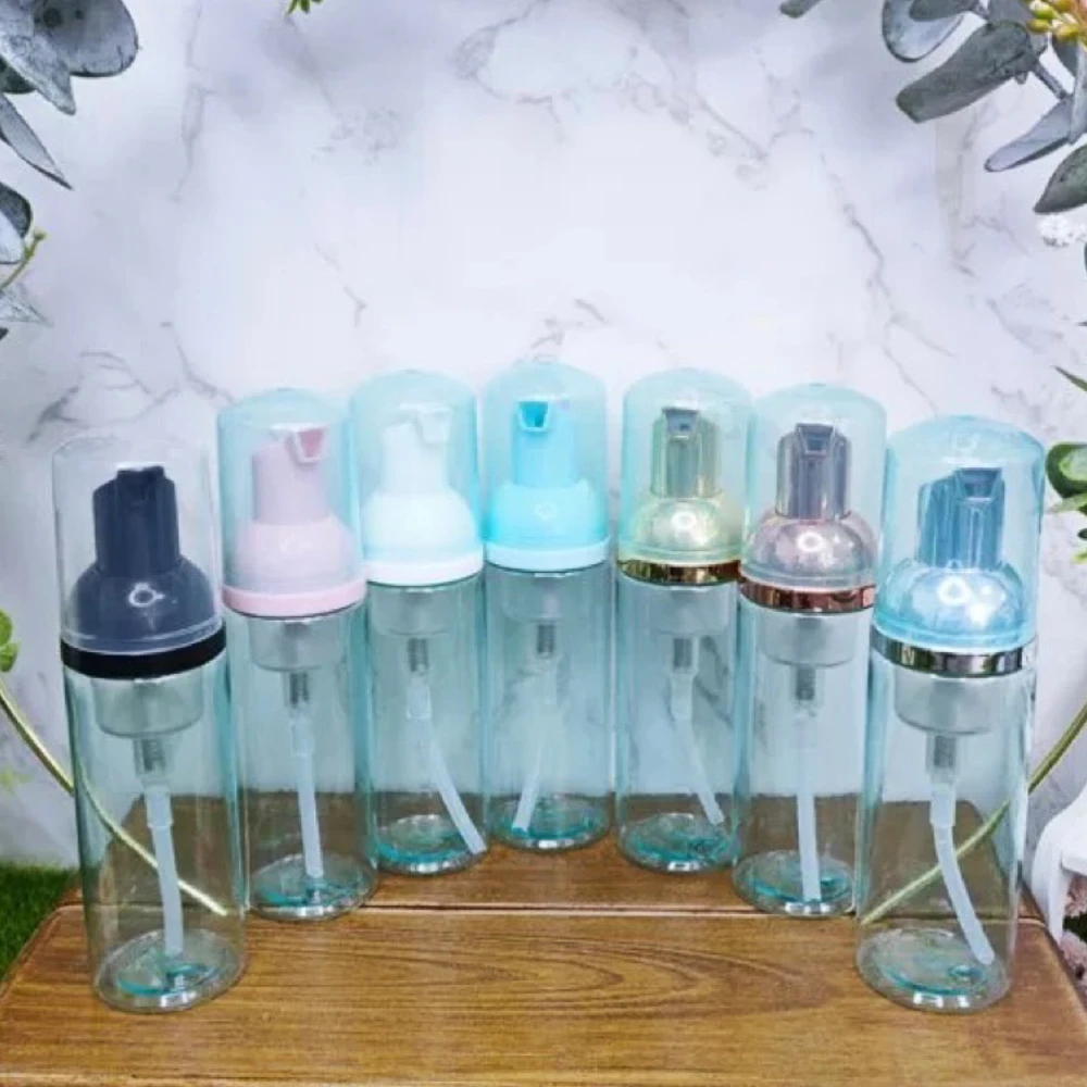 

20Pcs 60ML Plastic Foam Bottles Empty Face LashesSoap Shampoo Foaming Mousses Liquid Dispenser Pump Container Cleanser Wholesale