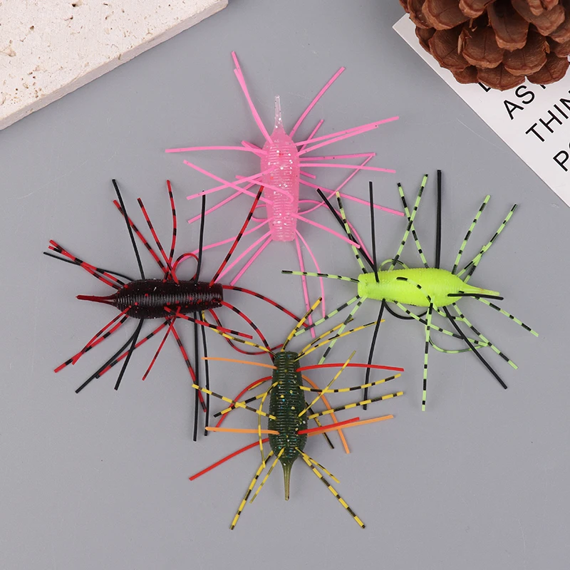 4 шт. 6 см мягкие приманки для рыбалки приманка плавания мягкая пластиковая Ned Rig