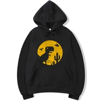 xin yi fashion brand mens hoodies funny game dinosaur printing spring autumn loose male hip hop hoodies tops man pullover tops