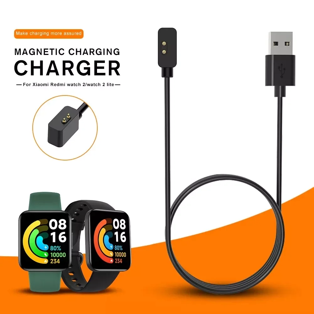 

2022 trend USB Chargers For Xiaomi Redmi Watch 2 Lite Horloge 2 Charging Cable Smart Watch Dock Charger Adapter Accessories