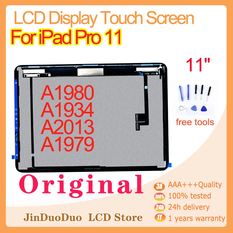 Pantalla LCD Original para iPad Pro 11 Pro11 A1980 A1934 A2013 A1979, montaje de digitalizador con Panel táctil, Combo A2068 A2230 A2228