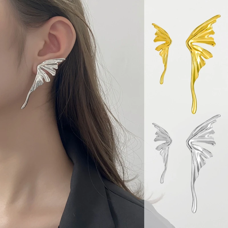 

for Butterfly Earring Tiny Earring for Girl Asymmetrical for Butterfly