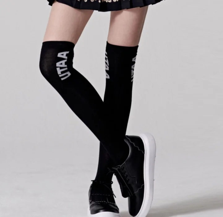 New golf ladies stockings thick cotton knee-length ladies socks in autumn and winter