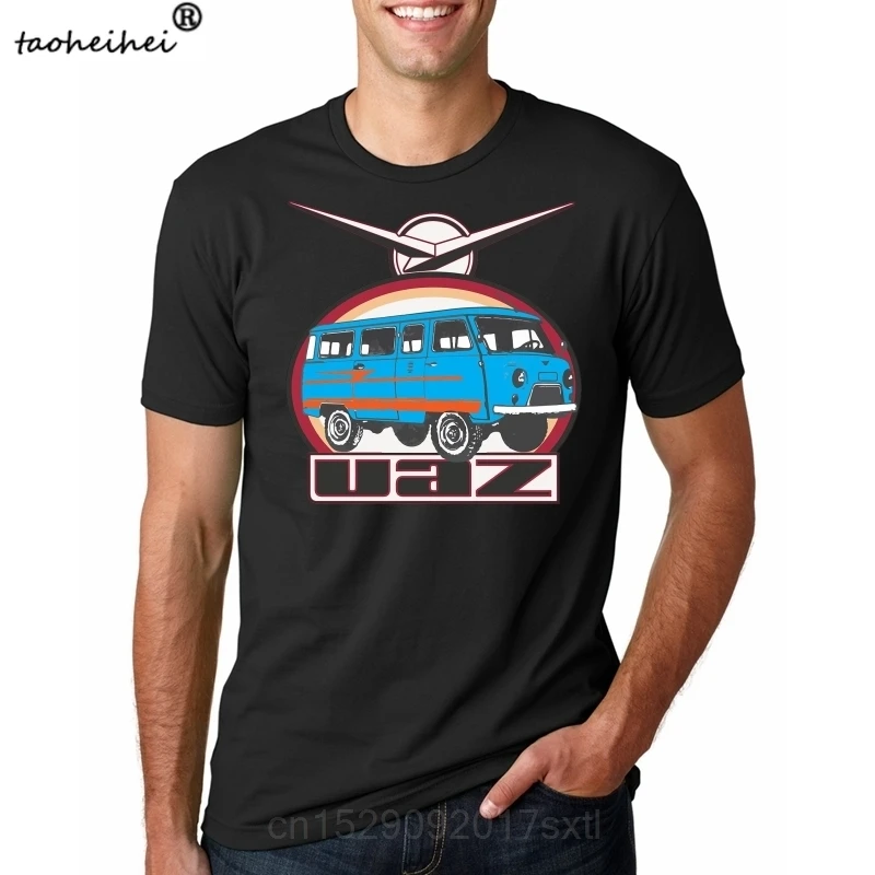 Футболка мужская с защитой от морщин новый стиль УАЗ 452 футболка для мужчин