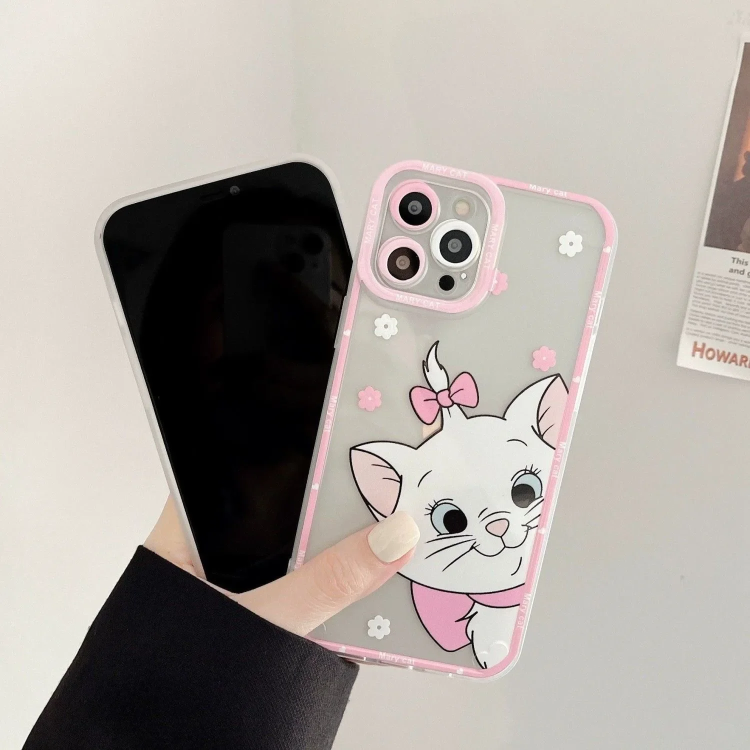 Фото Чехол для телефона Disney Marie Cat для Oppo A6X A6 A5 A5x A3x A3 A60 A79 A98 A78 A58 A38 A18 A57 A76 A17 A74 A94 A36 A55 Pro 4G 5G, мягкий №4