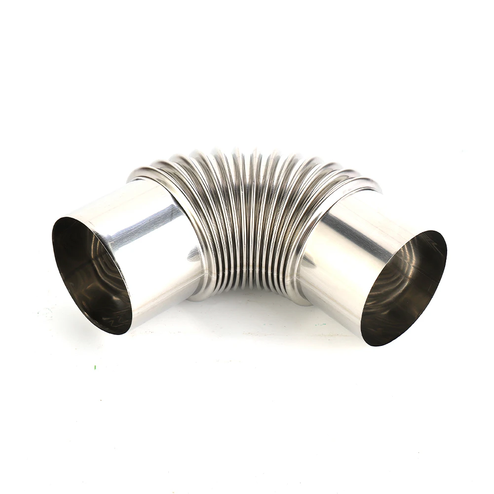 

1PC Stainless Steel 90 Degree Elbow Chimney Liner Bend 90 Dergee Multi Flue Stove Pipe Business Industrial CNC Metalworking